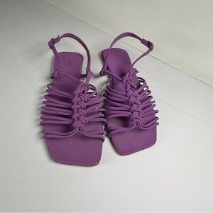Stylish Purple Knotted Sandals